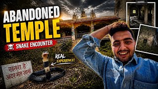 Vlog:17| Aj exploration karna pad Gaya bhari 😱|Snake Encounter🐍|Abandoned temple 🛕 #explore #viral 