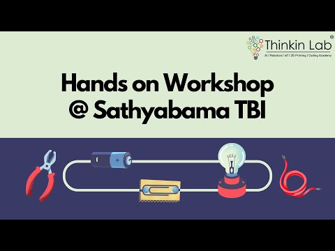 Hands on Workshop @sathyabamaofficial@sathyabamatbi1434 at @sathyabamaofficial