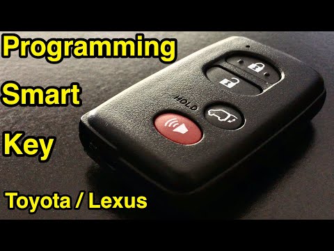 How to program a smart key on any Toyota, Lexus or Scion car.