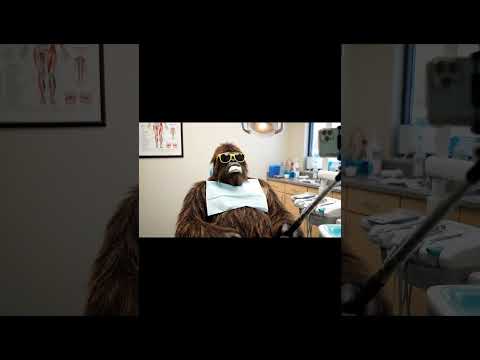 They gave me some weird air to breathe through a tube. Made me feel funny. #bigfoot #bigfootvlog #ai