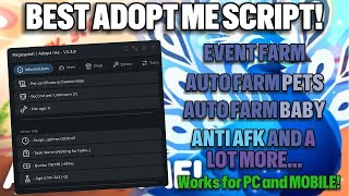 [OP 🔥] ADOPT ME AUTO FARM 💰 SCRIPT | AUTO FARM PETS 🐱 & BABY 👶