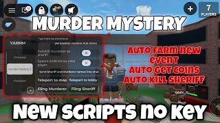 "NEW" MM2 SCRIPT 2026 Auto Farm Coins, Auto Kill Sheriff | Murder Mystery 2 NO KEY
