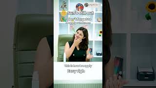 Reapplying sunscreen is key to staying protected from UV damage #shortvideo #shorts #skincaretips