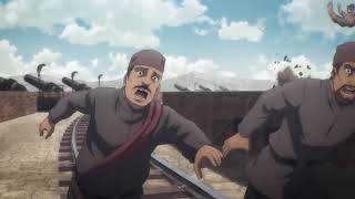 進撃の巨人　巨人落下シーン