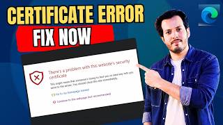 How To Fix Website Security Certificate Error in Microsoft Edge (SSL Fix Windows 11/10)