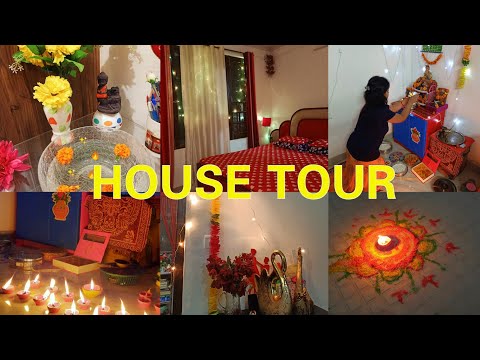 🏘 Simple Indian Home Tour & Decoration Ideas | Diwali Special House Tour