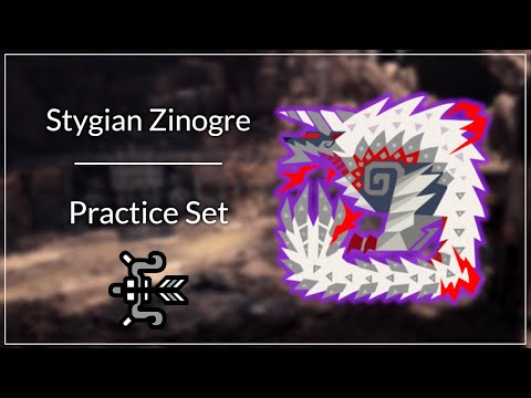 [MHWI PC] Challenge Practice Set - Tempered Stygian Zinogre