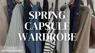 Refining my style & shopping my wardrobe for spring | Spring capsule 2026