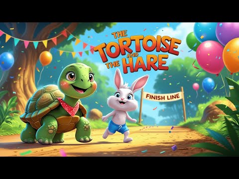 The Tortoise and the Hare Story Song 🐢🏃‍♂️ | Slow and Steady Wins the Race!