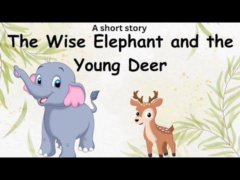 The Wise Elephant and the Young Deer | Moral Story | Short Story in English | One-minute Stories