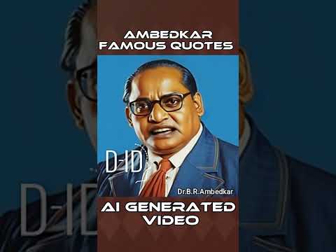 जो धर्म जन्म से एक को श्रेष्ठ और दूसरे को नीच बनाए|बाबासाहेब अंबेडकर के विचार|AI Generated Video