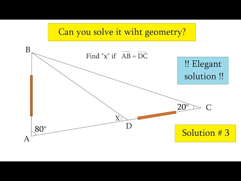 Geometria Soluzione N°3 - Esercizio 5 / Geometry, can you solve it?