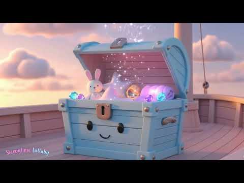 Cuddly Animal Pirates Lullaby 🌙 Gentle 8 Hour Sleep Music & Soft 3D Animation for Babies & Toddlers