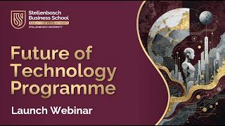 Future of Technology Programme | Launch Webinar