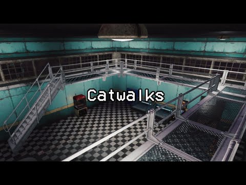 Catwalk inside Super Duper mart: Fallout 76 tutorial