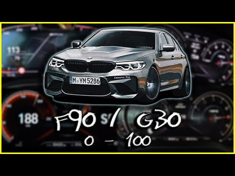 BMW 5 Series F90/G30 (0-100 KM/H) (0-60 MPH) ACCELERATION BATTLE