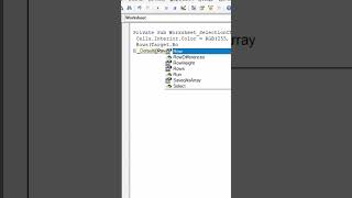 Highlight Selected Row in Excel with VBA