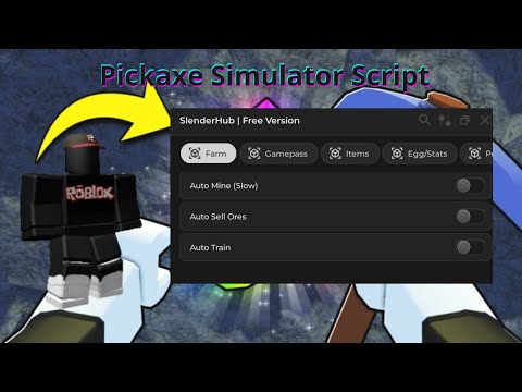 PICKAXE SIMULATOR SCRIPT UPDATE!!! Auto Mine, Auto Train, Unlock Gamepass, Auto Merchant, MORE
