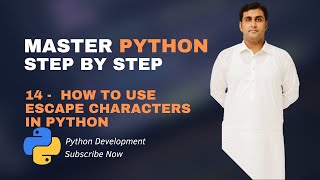 14 - Escape Sequences In Python | Python Tutorials For Beginners (Full Course) in (Urdu/Hindi)