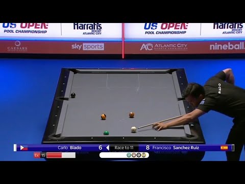 What would be the outcome if Carlo wins this rack? Will the game favor on him? Semi-Finals US Open