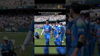 The way virat called gill to stand 🤌❤️ #shubmangill #viratkohli