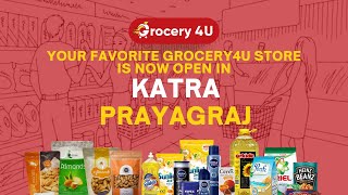 Grocery 4U Store Opening in Katra, Prayagraj, Uttar Pradesh | Grocery 4u Franchise | Own Franchise