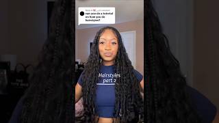 🌟 Craving a fresh look with Boho knotless braids hairstyles? #braids #bohemianbraids #boxbraids