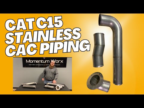 Stainless Charge Air Cooler Pipes for Single Turbo Caterpillar C15 Acert & 3406E