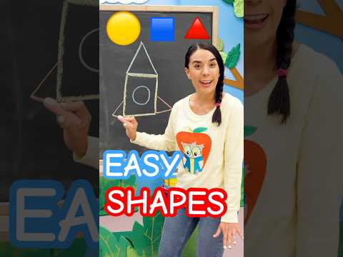 Learn to Draw EASY SHAPES 🟡🟦 for Kids with @CoComelonClassroom ! #shorts #howto