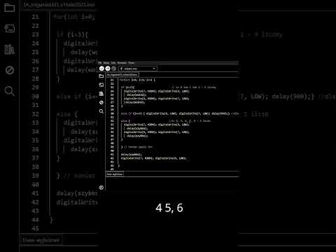4. Drugi program ARDUINO (2 LED'y, ciekawszy efekt)  #arduinoproject