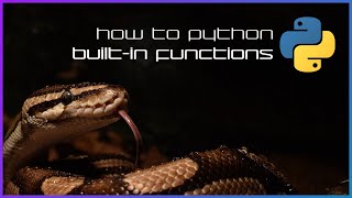 Built-in functions - How to Python - Basics 18