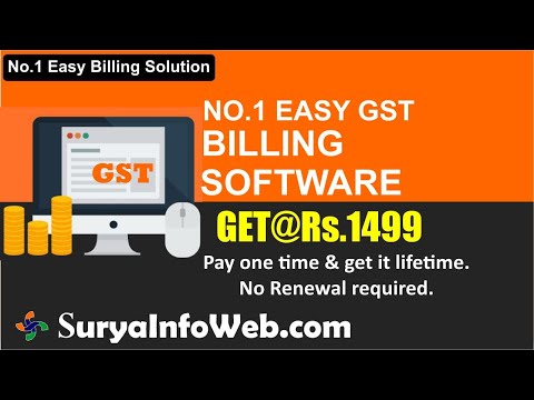 Part-1 How to billing in Excel as per GST format in hindi? GST billing Software