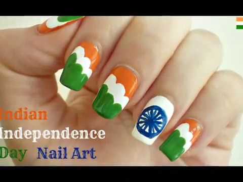 India Flag nail art design | NAIL ART IDEAS FOR INDEPENDENCE DAY AND REPUBLIC DAY | trending spot