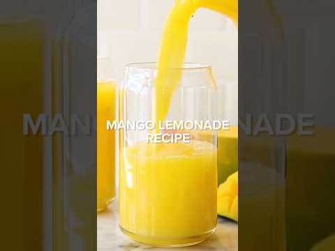 Summer cooler drink Mango Lemonade! #mangolemonade #lemonaderecipe #mango #mangorecipe #cookingvideo