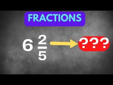 Types of Fractions | How to convert mixed fraction to improper fraction and vice versa | Mathentic