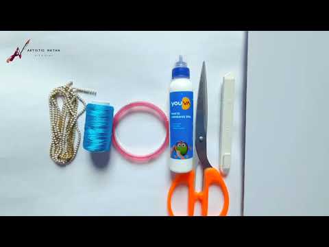 Handmade Bangle Jewelry Craft | Best Out of Waste#artisticnatha #jwellerymaking #banglescraft