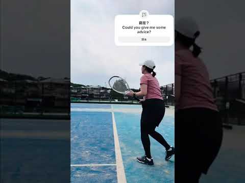 【推しカメラ】教えてフォアストローク#テニス #tennis #lpt #チッケム#advice