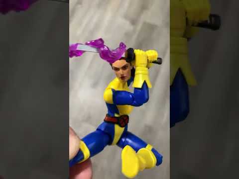 Uncanny X-men Psylocke Quick look and posing #marvellegends #actionfigures #xmen #posing #shorts