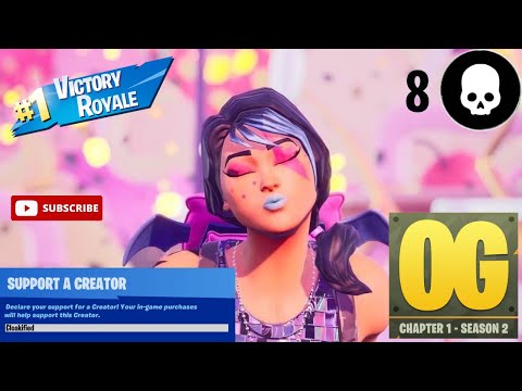 Fortnite OG | 8 Kill Win Gameplay | Controller Player | Creator Code: Cloakified (1080p Open)