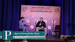 Flyers Legend John LeClair Talks At The Ocean City Sports Memorabilia Show