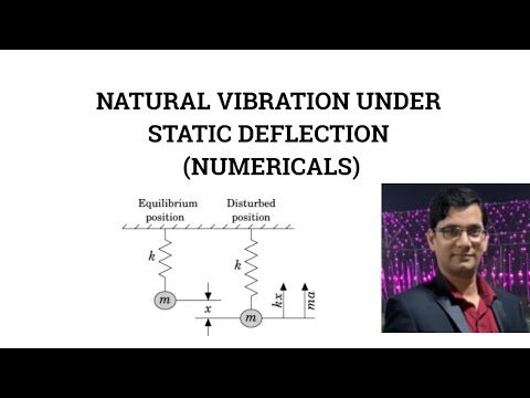 NATURAL FREQUENCY UNDER STATIC DEFLECTION (NUMERICAL)