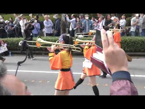 京都橘高校吹奏楽部別府マーチングカーニバルパレード③Kyoto Tachibana beppu