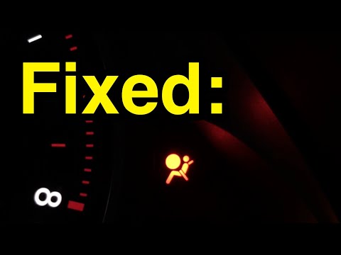 How to fix airbag warning light and B1861 error code on Lexus, Toyota, and Scion cars.