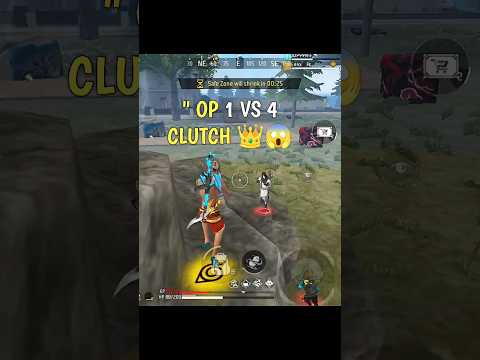 1 vs 6 in BR RANKED 🔥#freefire #shorts