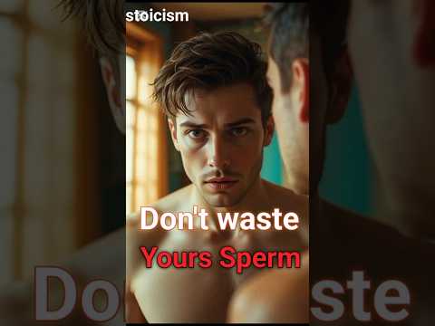 don't waste your sperm #stoicism #masculineenergy #reclaimyourpower #selfdiscipline #unfilteredtruth
