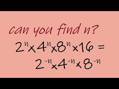 Math olympiad question | A  nice exponential problem | you should know be able to solve this!