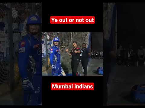 out or not out mumbai inidians vs hyderabad. #indiancricketer#bhagwan #music #ipl #crickethighlights