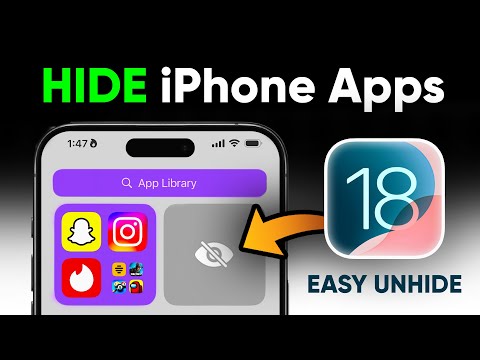 How to HIDE Apps on iPhone? Unhide Apps in iOS 18 Public Beta