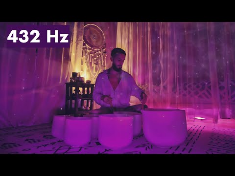 Spring Equinox Energy Transmission Through Crystal Bowl High Vibrations 423Hz