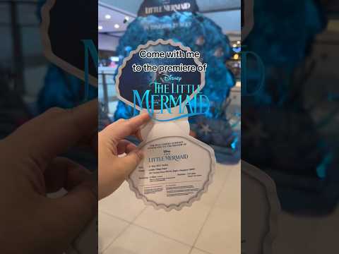 The Little Mermaid Movie Premiere Vlog in Singapore! #Disney #Shorts